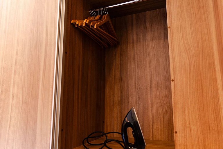 Flat hotel vision de luxo 13º + garagem.