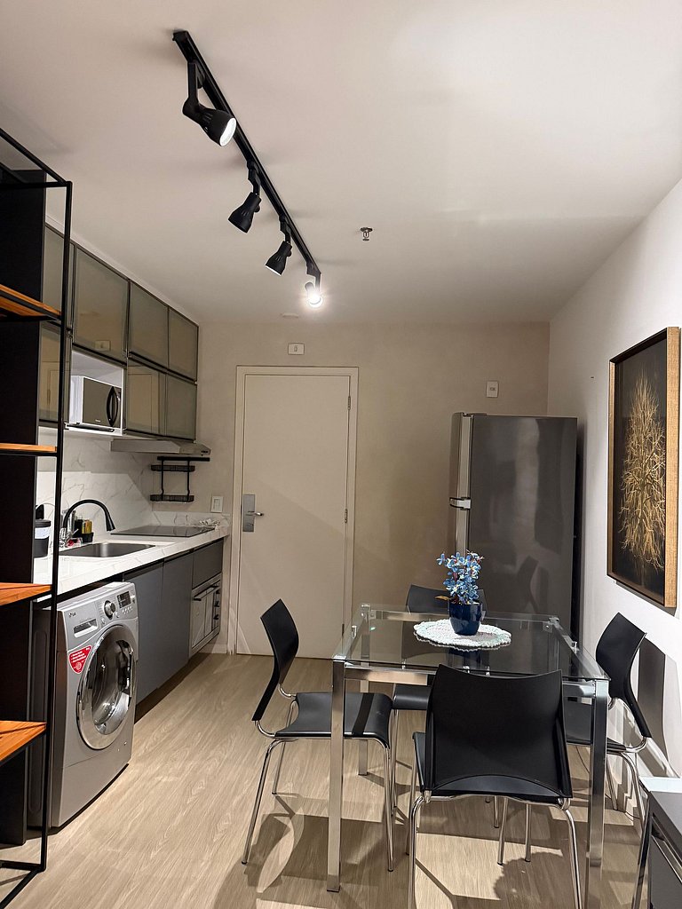 Flat hotel Vision de luxo 5º + garagem.