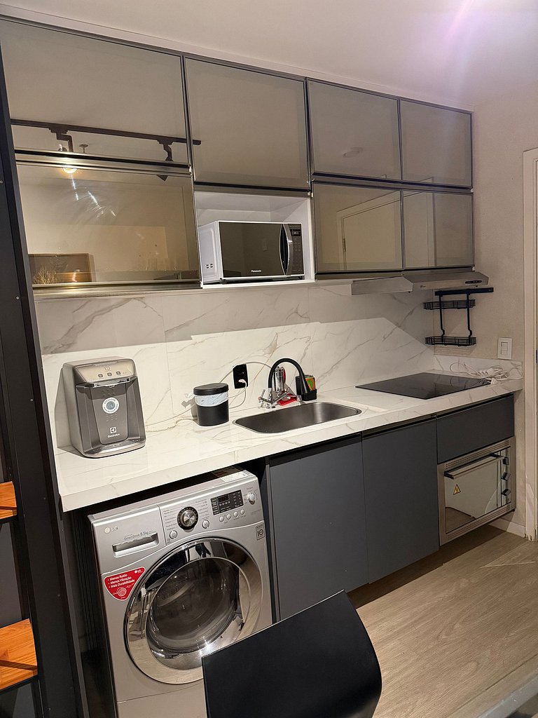 Flat hotel Vision de luxo 5º + garagem.