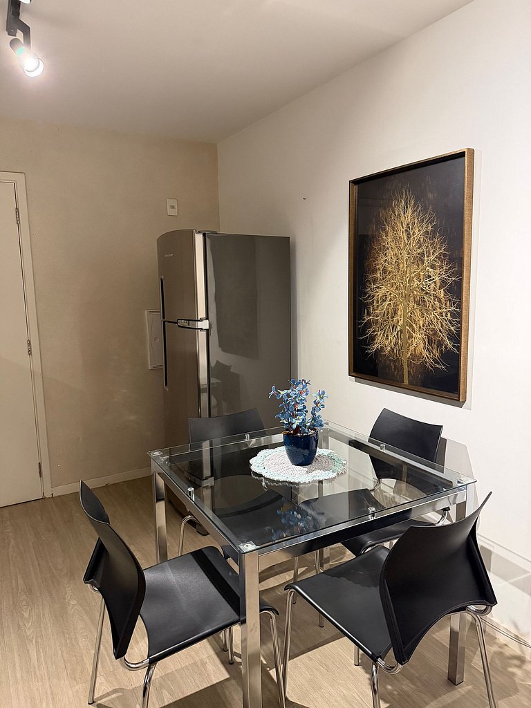 Flat hotel Vision de luxo 5º + garagem.