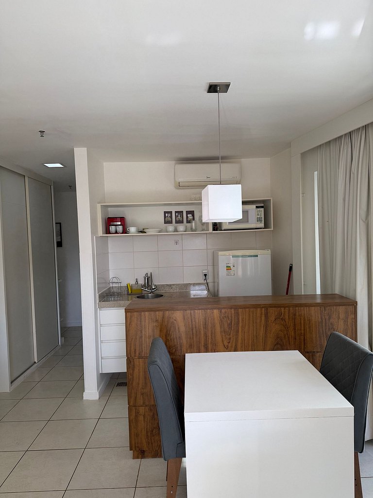 Flat Fusion moderno 13 + vaga de garagem.