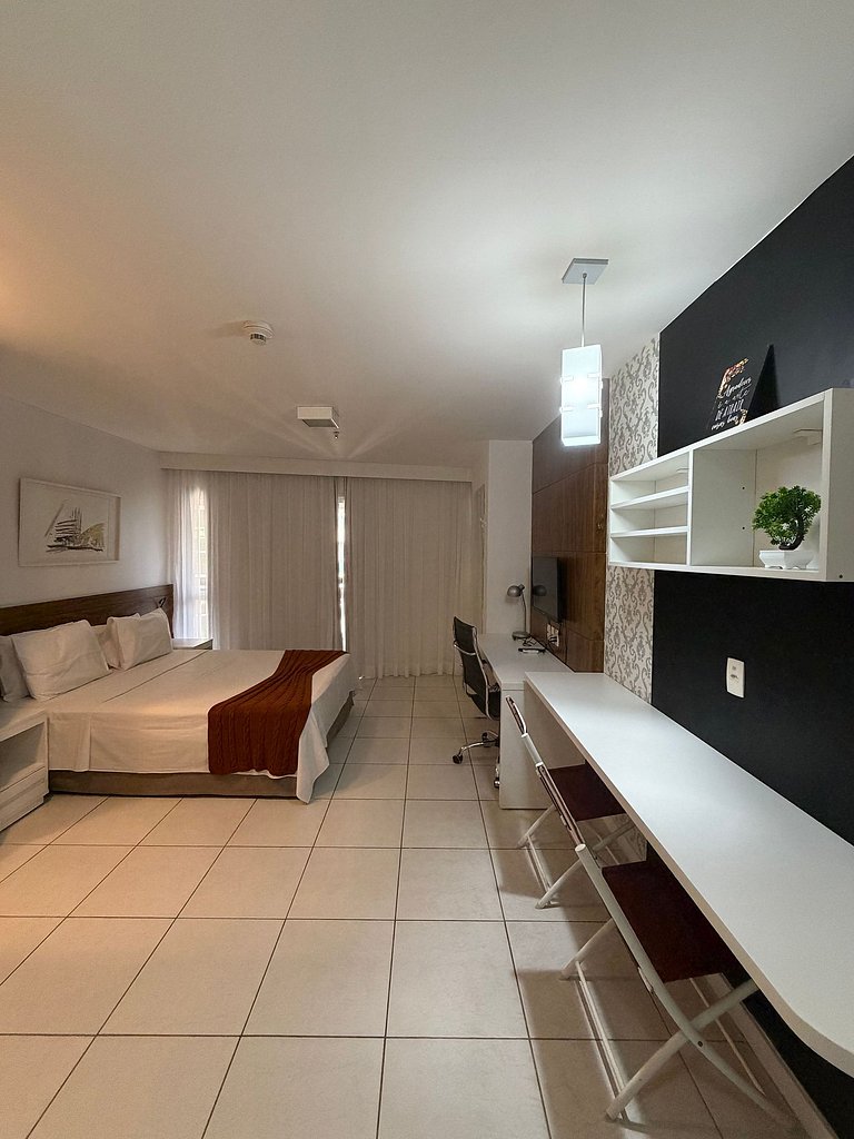 F1614 Flat moderno Hotel Fusion + garagem.
