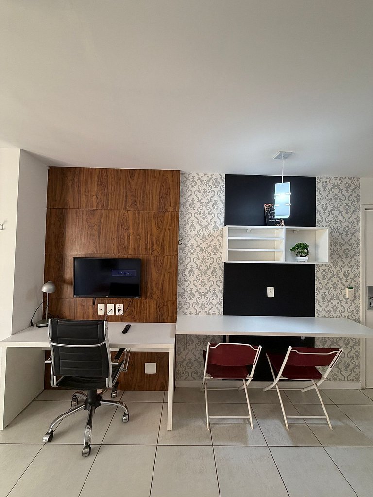 F1614 Flat moderno Hotel Fusion + garagem.