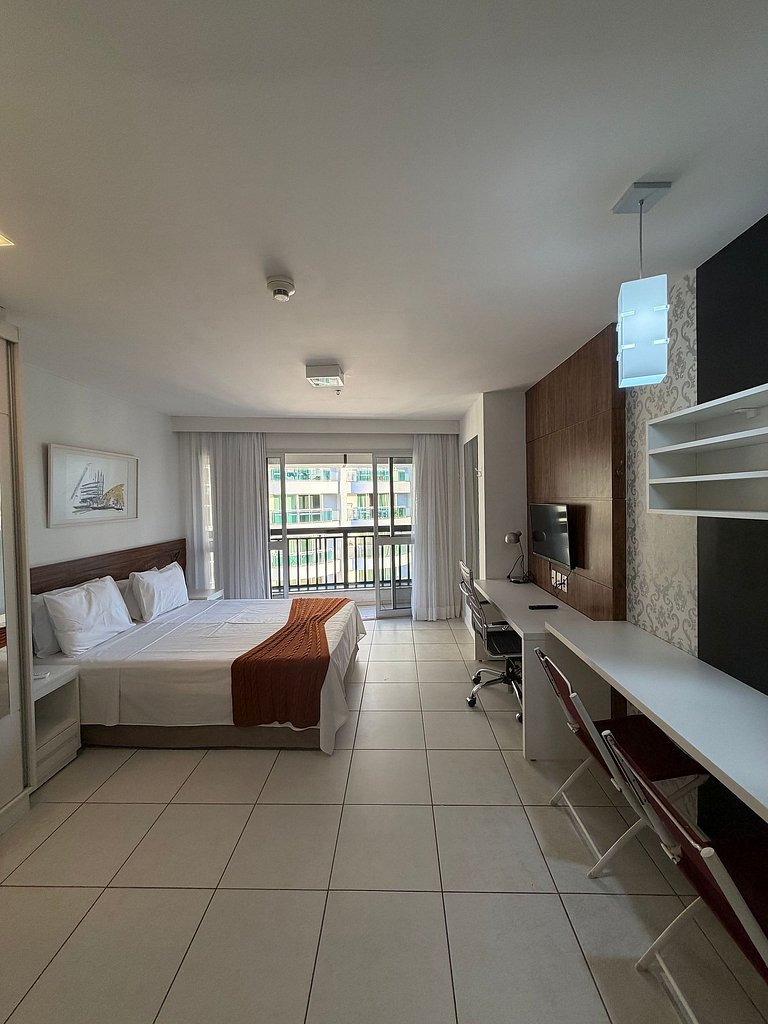 F1614 Flat moderno Hotel Fusion + garagem.