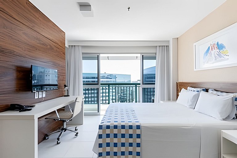Flat moderno hotel vision 6º + garagem.