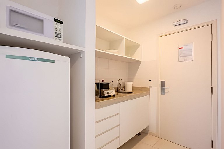 Flat charmoso no centro + garagem.